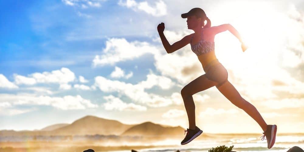 Woman running